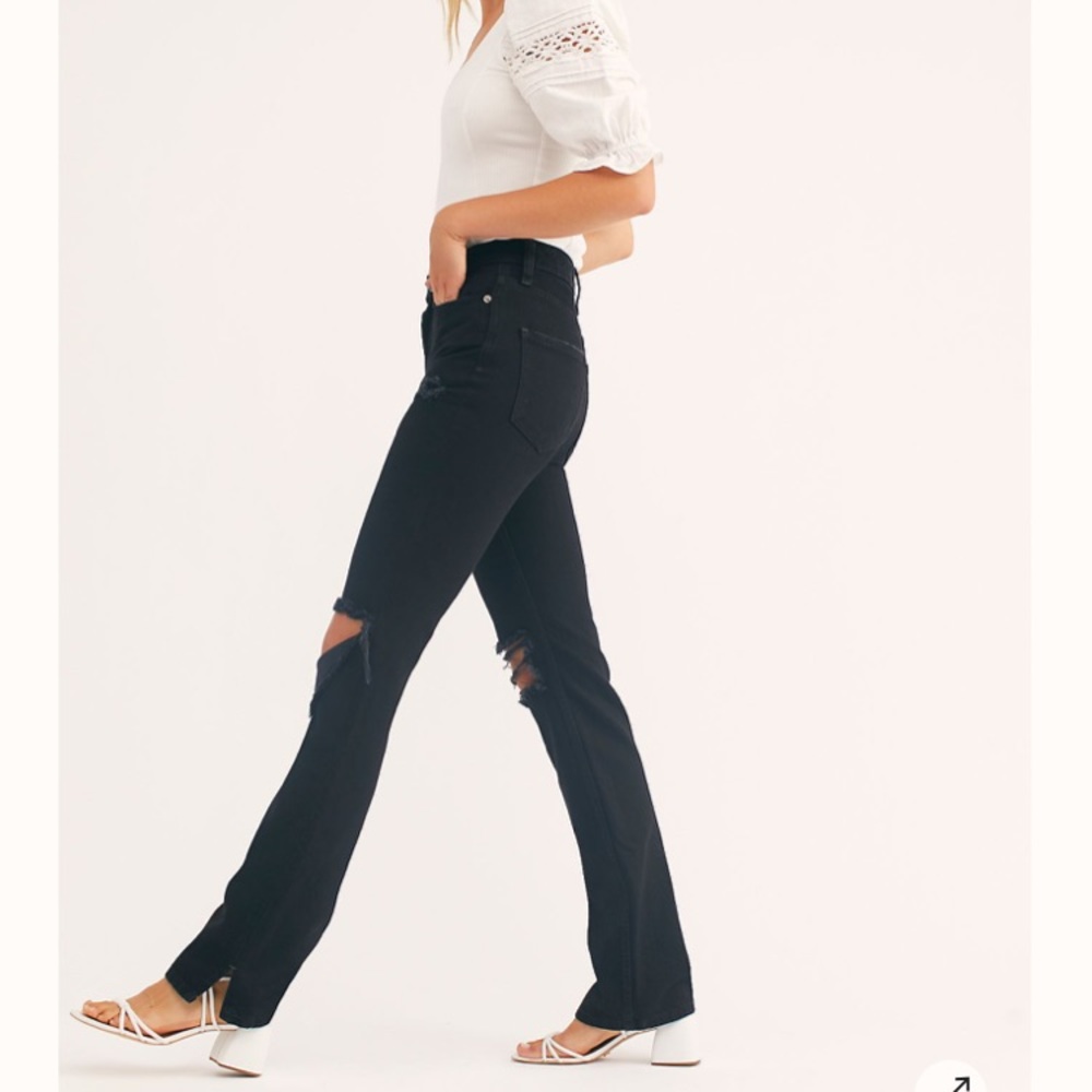 Free People Black Jeans